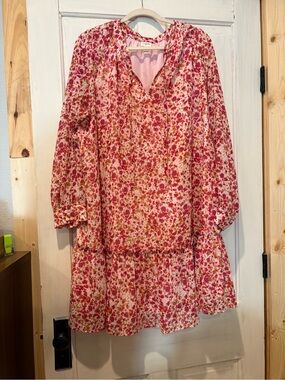 Jcrew Factory Floral Pink shift Dress